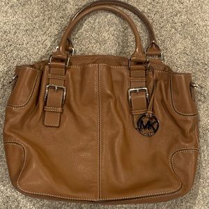 Beautiful, large, classic brown Michael Kors handbag!
